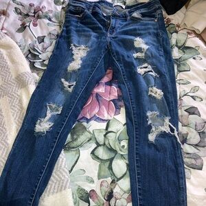 BKE size 30 mid rise ankle skinny